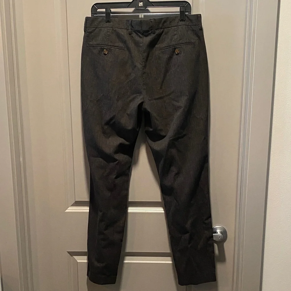 J Crew Flex Wool Dress Pants 34x30 Slim Fit Thompson Gray Stretch